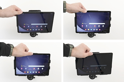 Brodit Passiv hållare med kulled, Samsung Galaxy Tab A9+ 11 SM-X210/SM-X215 LTE/SM-X216 5G 