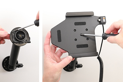 Brodit Aktiv hållare med cigg-kontakt, Huawei MediaPad M5 Lite 8