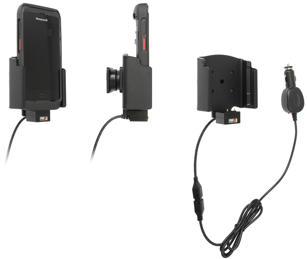 Brodit Aktiv hållare med cigg-kontakt, Honeywell CT40/CT40 XP