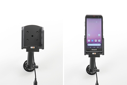 Brodit Aktiv hållare med cigg-kontakt, Honeywell EDA52/EDA57