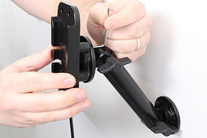 Brodit Aktiv hållare med cigg-kontakt, Honeywell A720x 