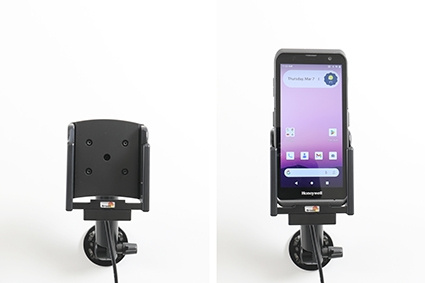 Brodit Aktiv hållare med cigg-kontakt, Honeywell EDA5S 