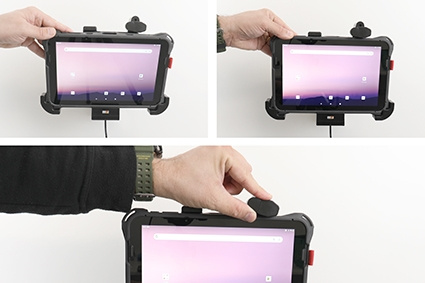 Brodit Aktiv hållare med cigg-kontakt, Honeywell EDA10A 