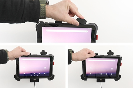 Brodit Aktiv hållare med cigg-kontakt, Honeywell EDA10A 