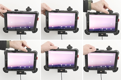 Brodit Aktiv hållare med cigg-kontakt, Honeywell EDA10A 