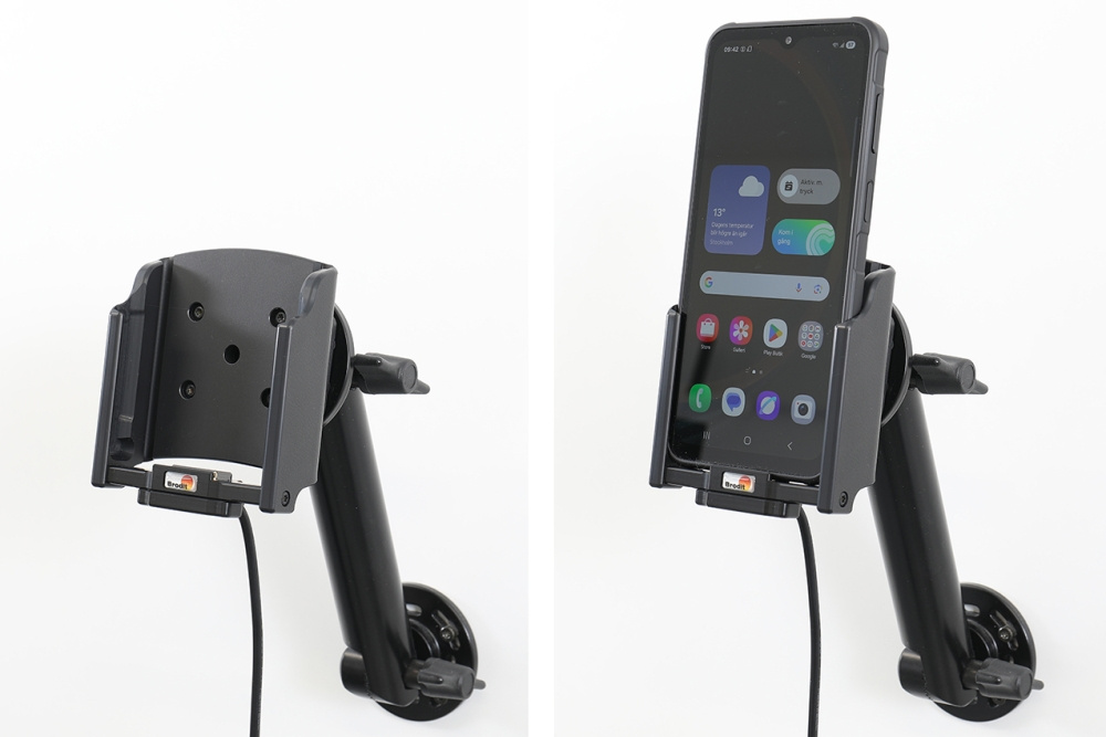 Brodit Aktiv hållare med cigg-kontakt, Samsung Galaxy XCover 7 Pro SM-G766