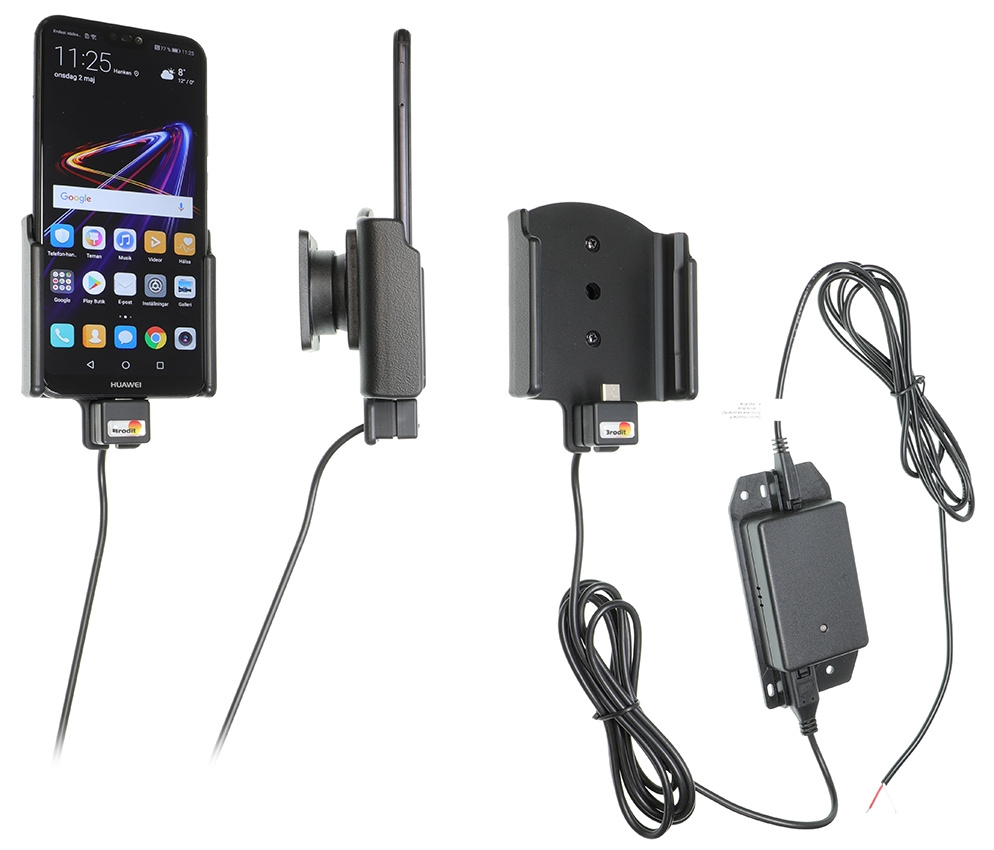 Brodit Aktiv hållare för fast installation, Huawei P20 Lite 