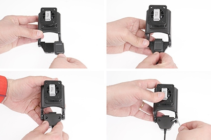 Brodit Hållare för Kabelanslutning, Motorola MXP600 