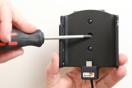 Brodit Aktiv hållare med USB-kabel och cigg-adapter, Nokia 8 