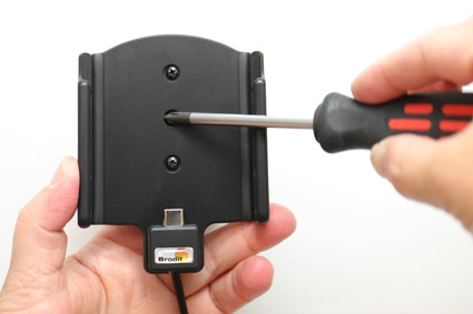 Brodit Aktiv hållare med USB-kabel och cigg-adapter, Huawei P20 