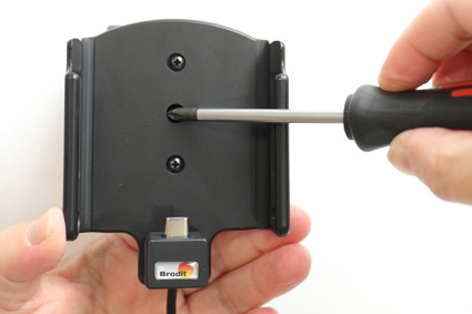 Brodit Aktiv hållare med USB-kabel och cigg-adapter, Huawei P20 Pro 