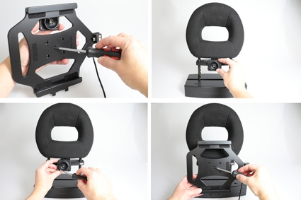 Brodit Aktiv hållare med USB-kabel och cigg-adapter, Samsung Galaxy Tab S4 10.5 SM-T830/SM-T835 