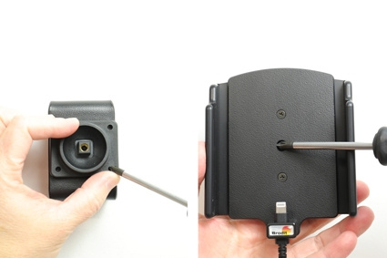 Brodit Aktiv hållare med USB-kabel och cigg-adapter, Apple iPhone 11 Pro Max/Xs Max