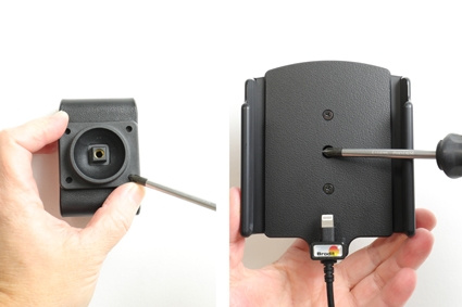 Brodit Aktiv hållare med USB-kabel och cigg-adapter, Apple iPhone 11/11 Pro/11 Pro Max/Xs Max