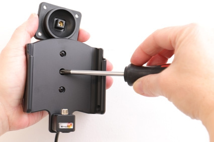 Brodit Aktiv hållare med USB-kabel och cigg-adapter, Samsung Galaxy A7 2018 (SM-A750) 