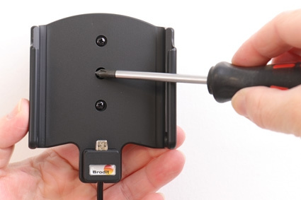 Brodit Aktiv hållare med USB-kabel och cigg-adapter, Samsung Galaxy A7 2018 (SM-A750) 