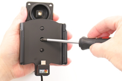 Brodit Aktiv hållare med USB-kabel och cigg-adapter, Samsung Galaxy S10+ 