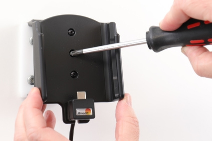 Brodit Aktiv hållare med USB-kabel och cigg-adapter, Huawei P30 