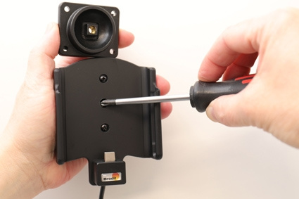 Brodit Aktiv hållare med USB-kabel och cigg-adapter, Huawei P30 Pro 