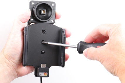 Brodit Aktiv hållare med USB-kabel och cigg-adapter, Samsung Galaxy A40 (SM-A405) 