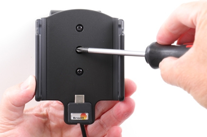 Brodit Aktiv hållare med USB-kabel och cigg-adapter, Samsung Galaxy A40 (SM-A405) 