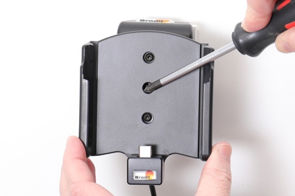 Brodit Aktiv hållare med USB-kabel och cigg-adapter, Samsung Galaxy Xcover Pro SM-G715 