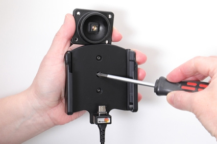 Brodit Aktiv hållare med USB-kabel och cigg-adapter, Samsung Galaxy Xcover Pro SM-G715 