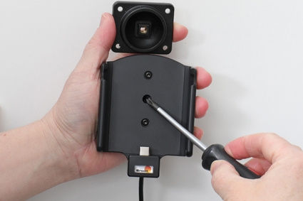 Brodit Aktiv hållare med USB-kabel och cigg-adapter, Samsung Galaxy S20 4G, 5G (SM-G981B/SM-G981F) 