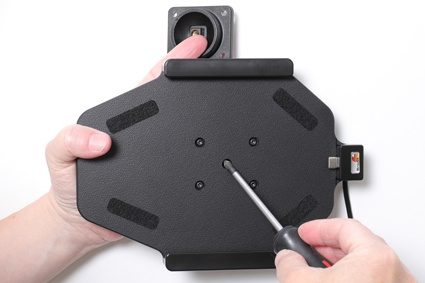 Brodit Aktiv hållare med USB-kabel och cigg-adapter, Samsung Galaxy Tab A 8.4 (2020) SM-T307 