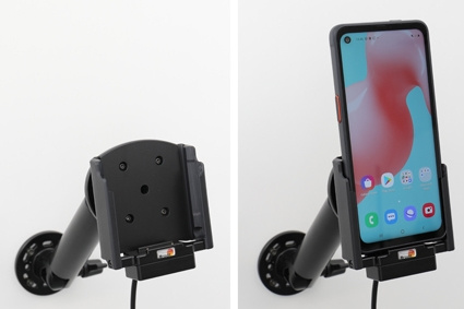 Brodit Aktiv hållare med USB-kabel och cigg-adapter, Samsung Galaxy Xcover Pro SM-G715 