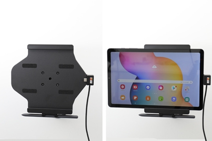 Brodit Aktiv hållare med USB-kabel och cigg-adapter, Samsung Galaxy Tab S6 Lite SM-P610/SM-P615 