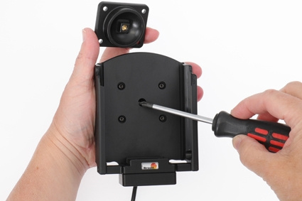 Brodit Aktiv hållare med USB-kabel och cigg-adapter, Samsung Galaxy Xcover Pro SM-G715 