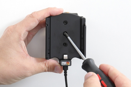 Brodit Aktiv hållare med USB-kabel och cigg-adapter, Apple iPhone 12 Mini 