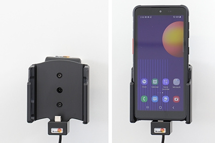 Brodit Aktiv hållare med USB-kabel och cigg-adapter, Samsung Galaxy Xcover 5 