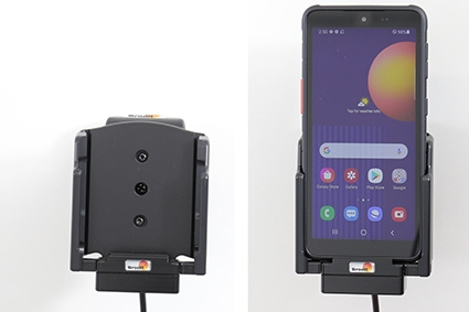 Brodit Aktiv hållare med USB-kabel och cigg-adapter, Samsung Galaxy Xcover 5 