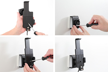 Brodit Aktiv hållare med USB-kabel och cigg-adapter, Samsung Galaxy Z Fold3 5G 