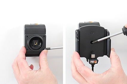 Brodit Aktiv hållare med USB-kabel och cigg-adapter, Samsung Galaxy S22 5G SM-S901B/SM-S901B/DS 