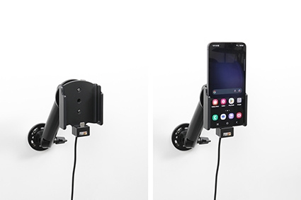 Brodit Aktiv hållare med USB-kabel och cigg-adapter, Samsung Galaxy S23 SM-S911B/DS 