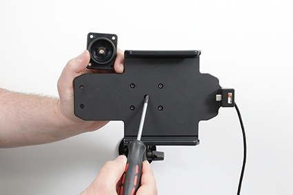 Brodit Aktiv hållare med USB-kabel och cigg-adapter, Lenovo Tab M8 4th Gen 