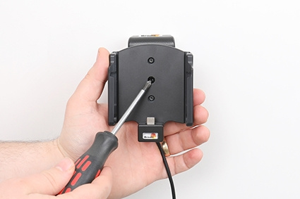 Brodit Aktiv hållare med USB-kabel och cigg-adapter, Samsung Galaxy A34 5G 