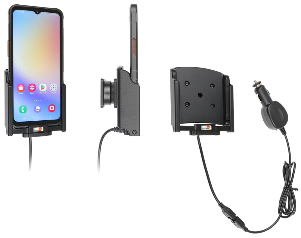 Brodit Aktiv hållare med cigg-kontakt, Samsung Galaxy Xcover 7 