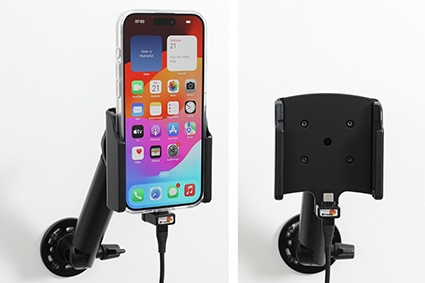 Brodit Mobilskal med Aktiv hållare och billaddare, Apple iPhone 15 Pro Max 