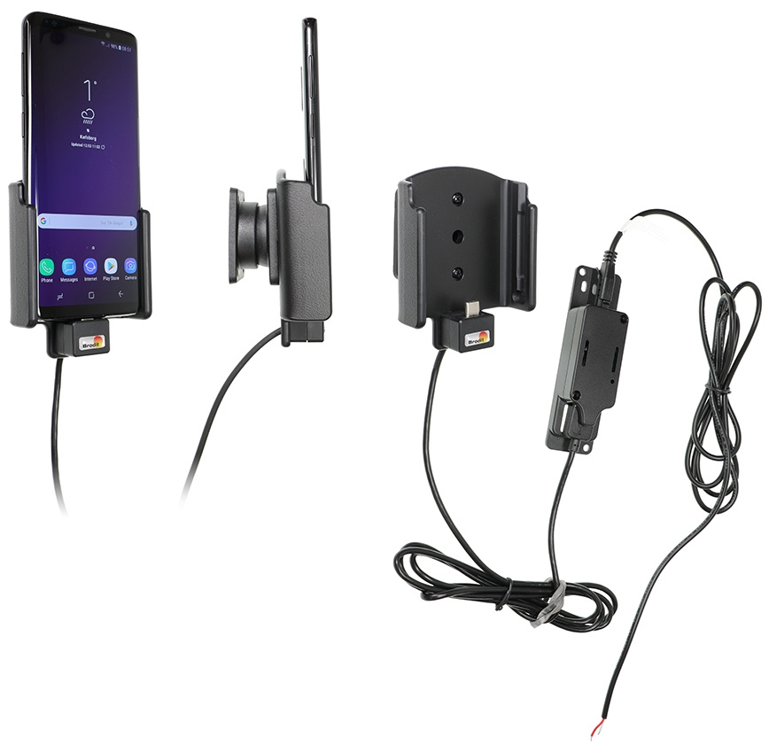 Brodit Aktiv hållare för fast installation, Samsung Galaxy S9 