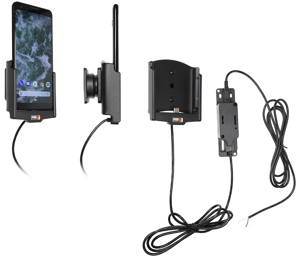 Brodit Aktiv hållare för fast installation, Google Pixel 3 