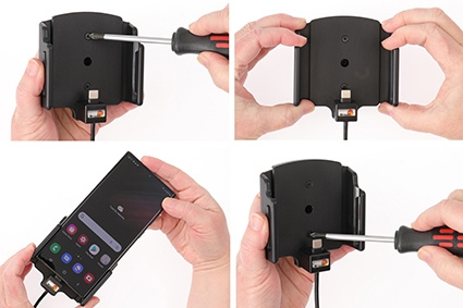 Brodit Aktiv hållare för fast installation, Samsung Galaxy S22 Ultra 5G (SM-S908B/SM-S908B/DS) 