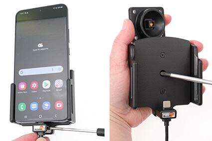 Brodit Aktiv hållare för fast installation, Samsung Galaxy S22+ 5G (SM-S906B/SM-S906B/DS) 