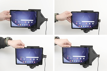 Brodit Aktiv hållare för fast installation, Samsung Galaxy Tab A9+ 11 SM-X210/SM-X215 LTE/SM-X216 5G 