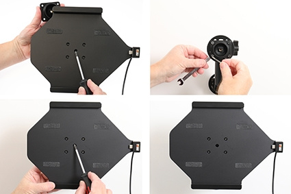 Brodit Aktiv hållare för fast installation, Apple iPad Pro 11 2024 (A2836, A2837, A3006) 