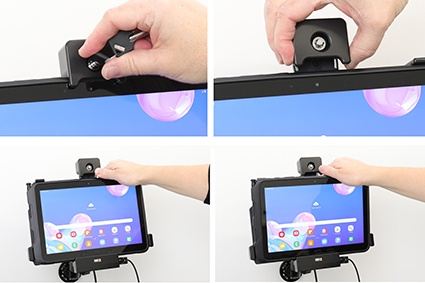 Brodit Hållare med nyckel-lås, Samsung Galaxy Tab Active Pro T540/T545/T547/T547U 