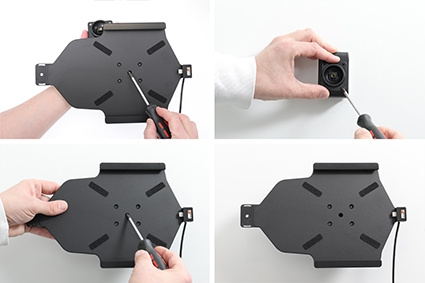 Brodit Hållare med nyckel-lås, Samsung Galaxy Tab A8 SM-X200/205 